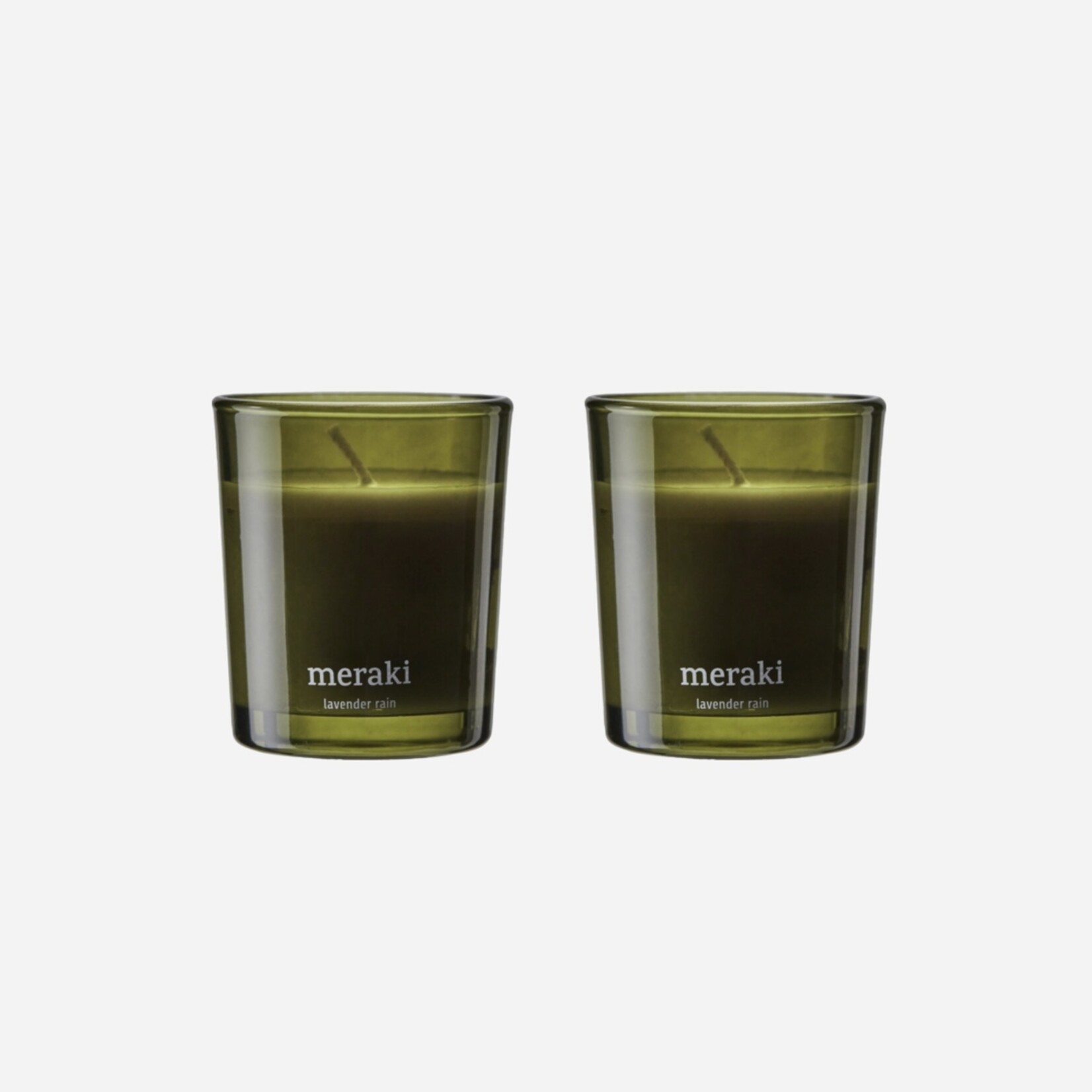 Meraki Meraki geurkaarsen set van 2 (meerdere geuren)