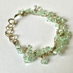 Hester Zagt Hester Zagt Swarovski armband gehaakt (meerdere kleuren)