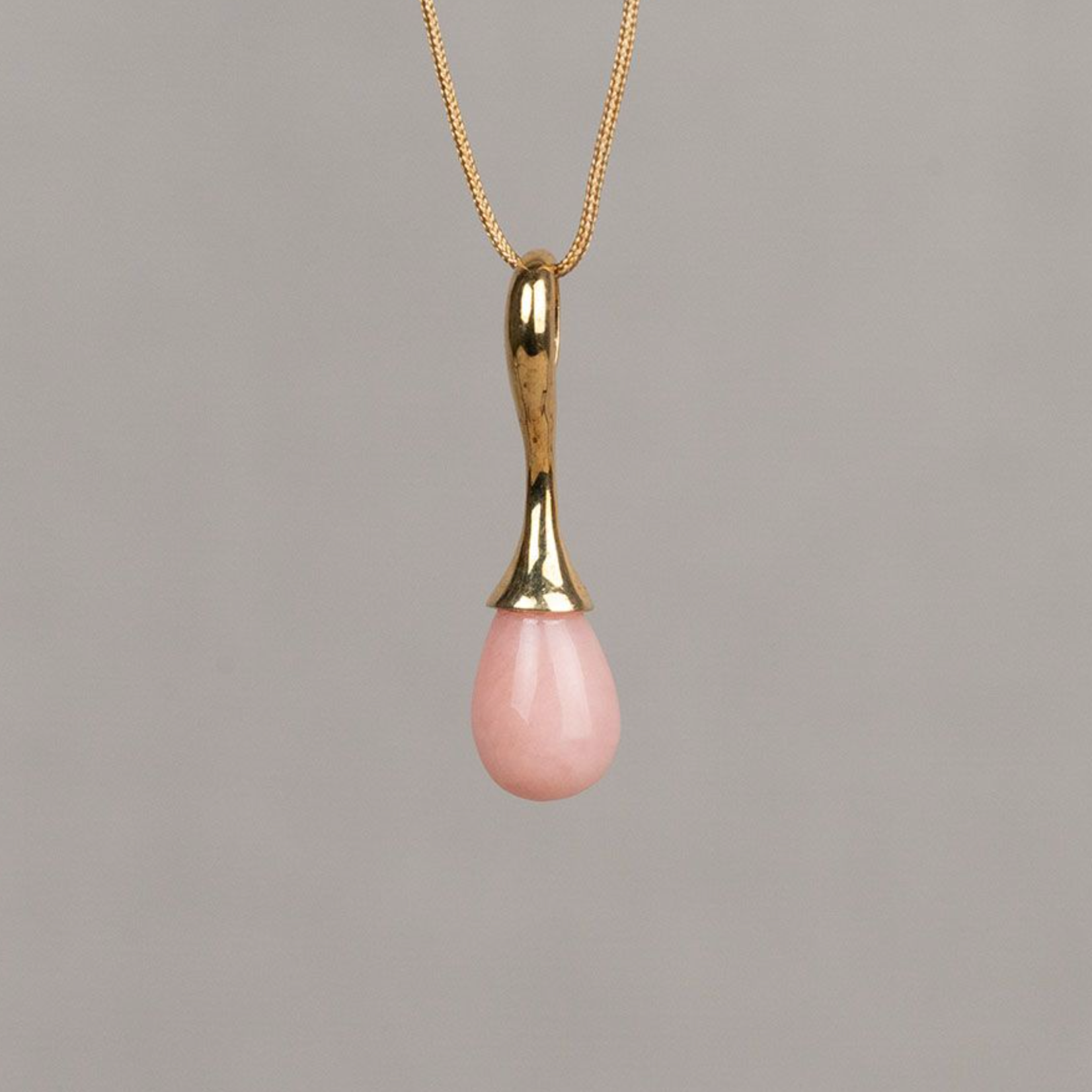 Jéh Jewels Jeh Jewels hanger zilver verguld met Roze Opaal 21171-PO