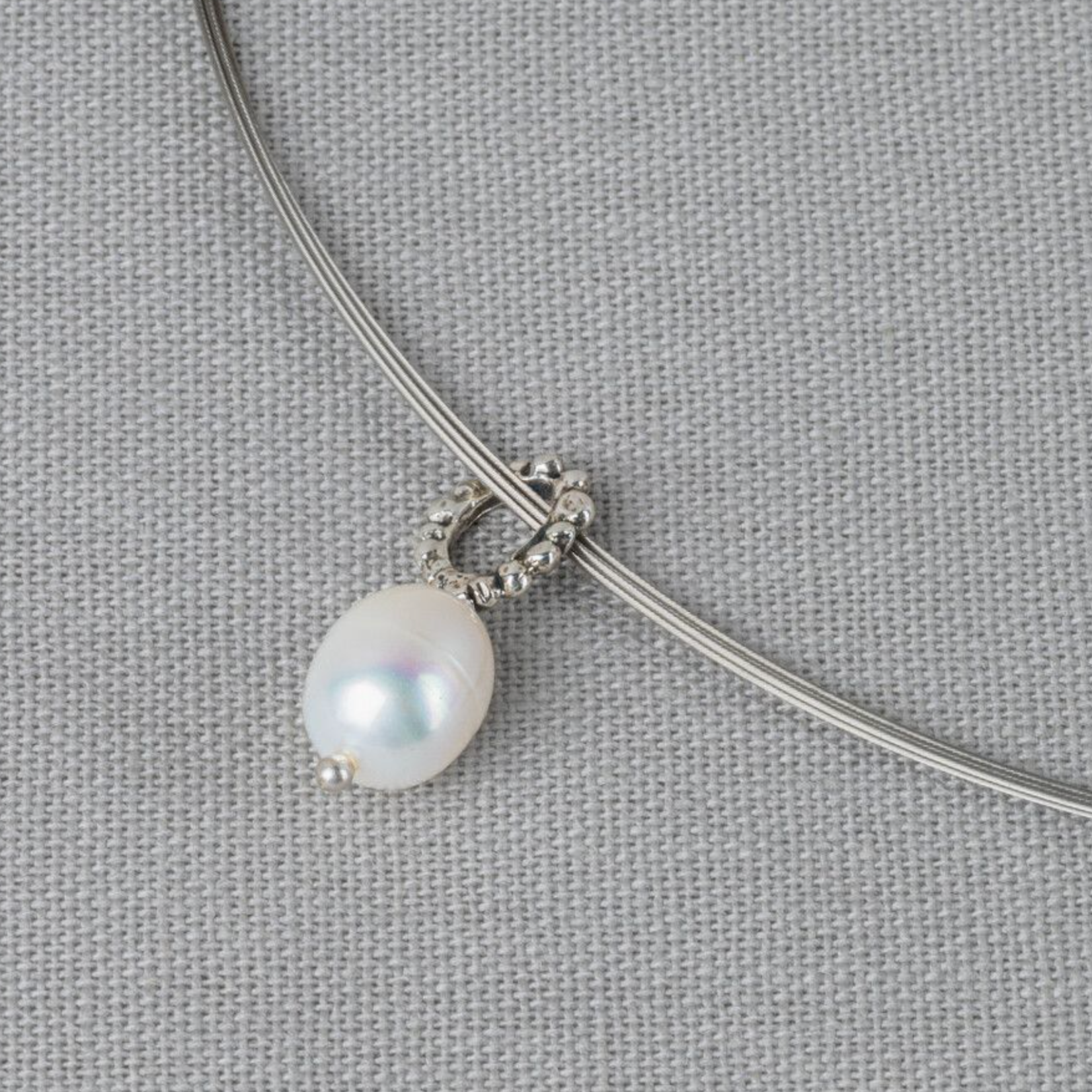 Jéh Jewels Jeh Jewels hanger zilver oxy met zoetwaterparel 18189