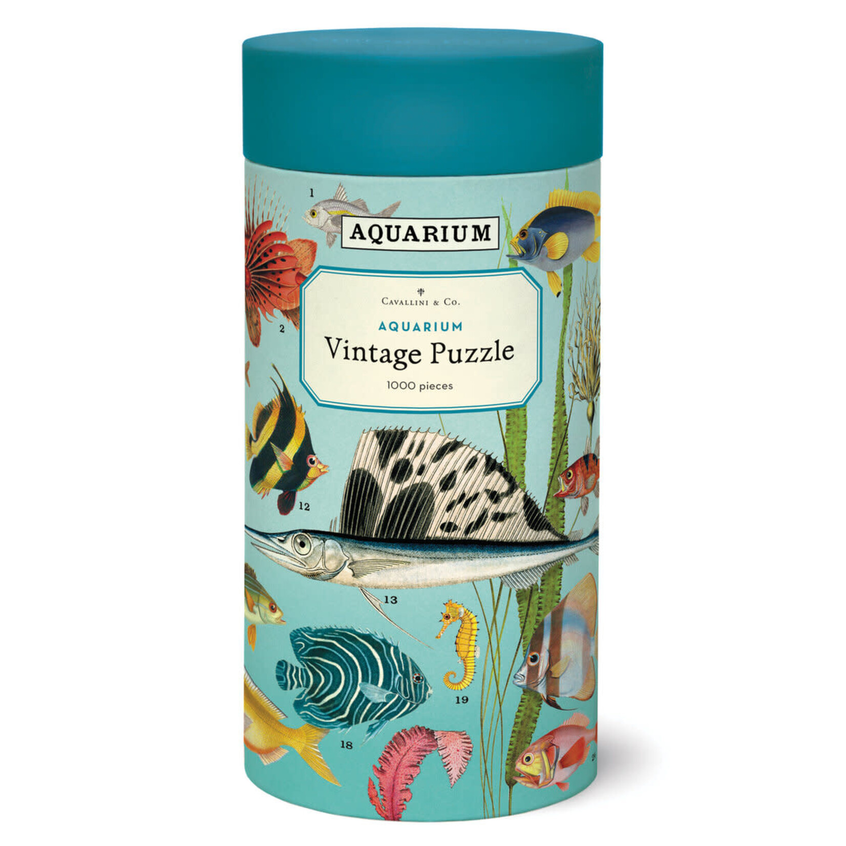 Cavallini & Co. Cavallini vintage puzzel Aquarium