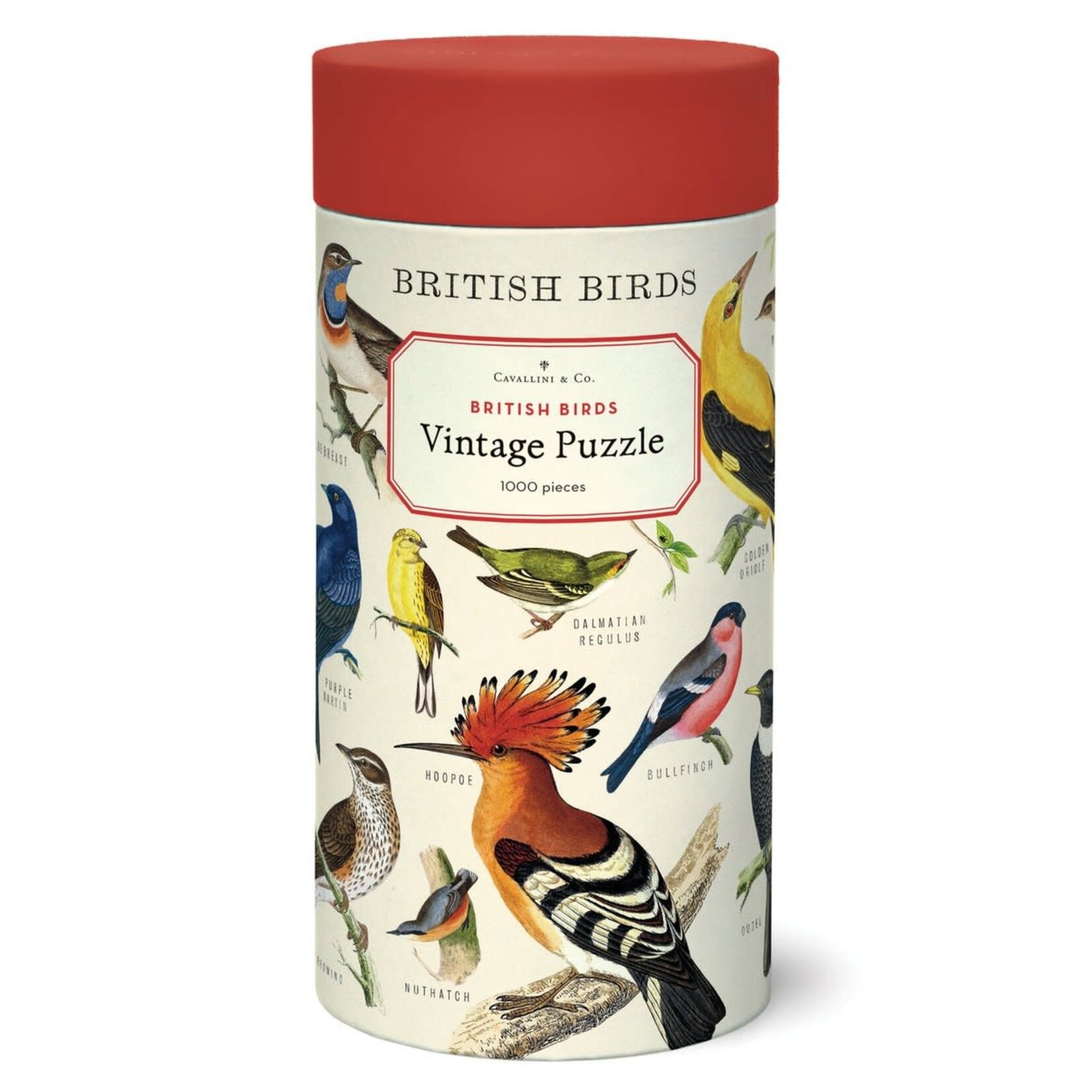 Cavallini & Co. Cavallini vintage puzzel British Birds