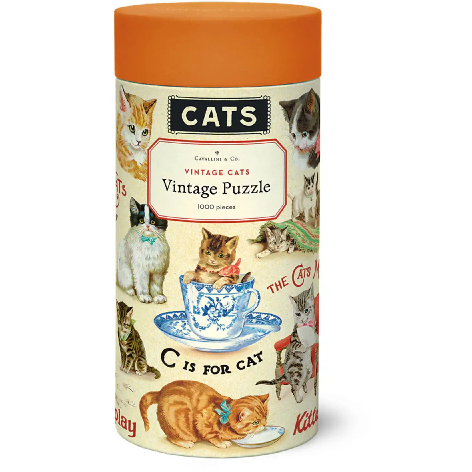 Cavallini & Co. Cavallini vintage puzzel Vintage Cats