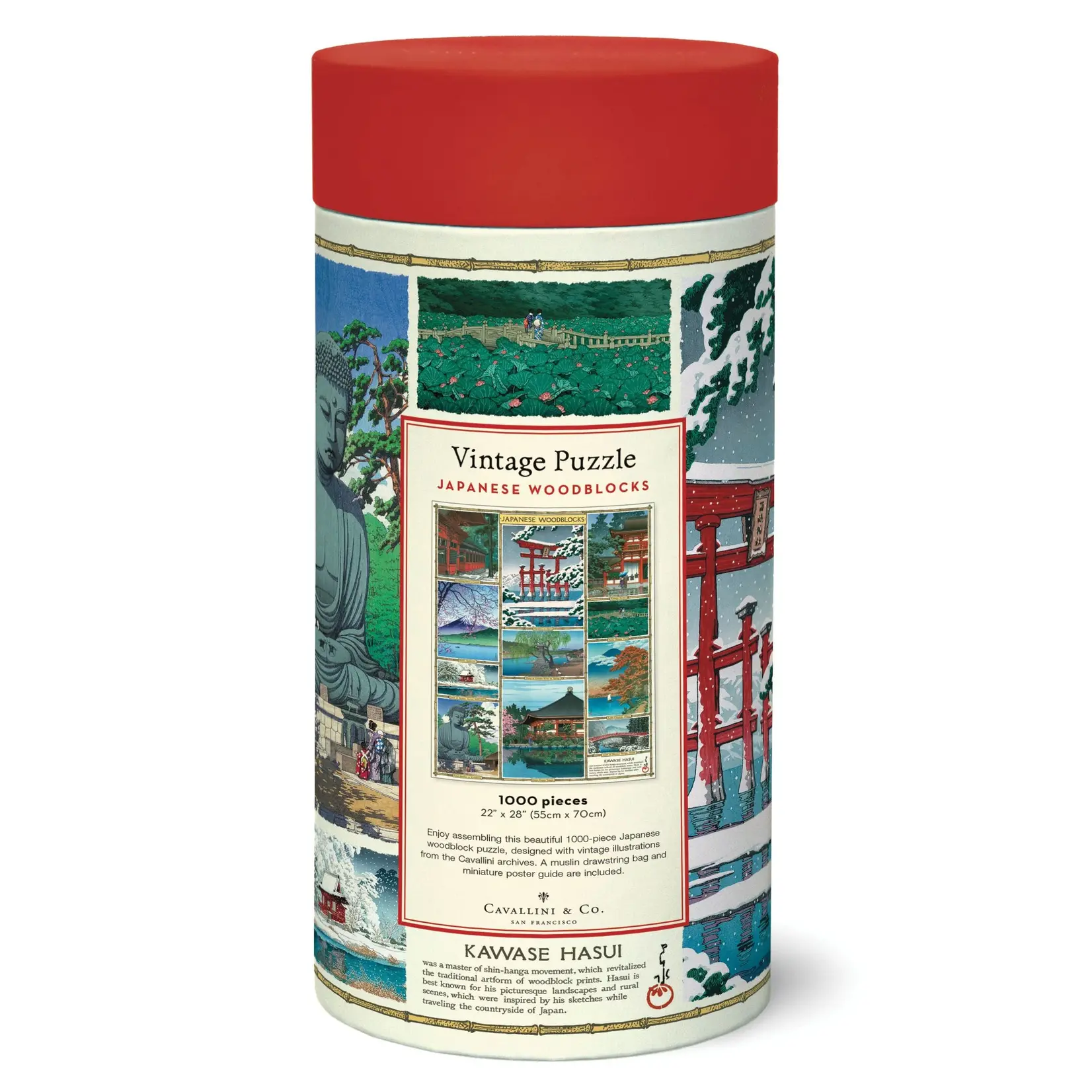 Cavallini & Co. Cavallini vintage puzzel Japanese Woodblocks