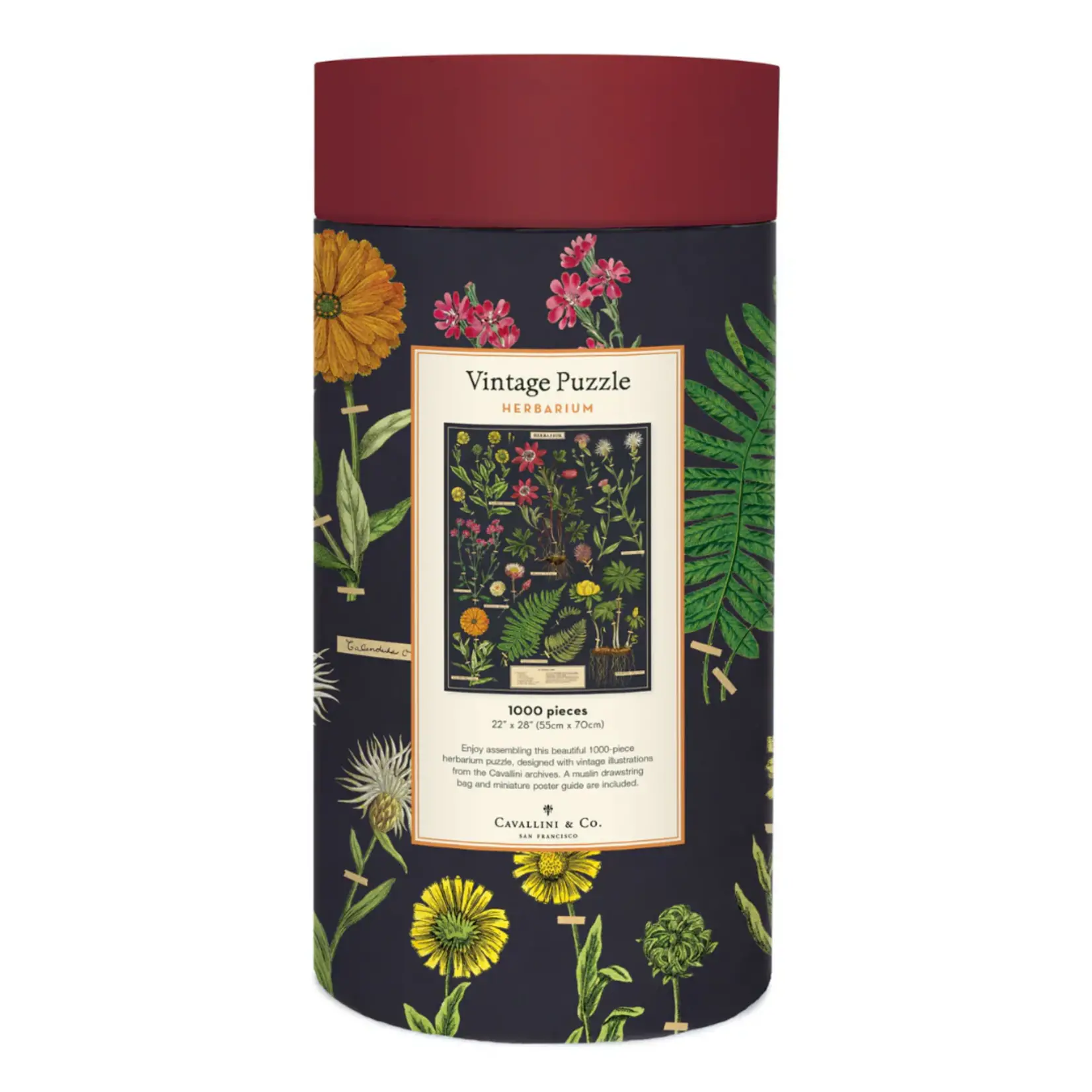 Cavallini & Co. Cavallini vintage puzzel Herbarium