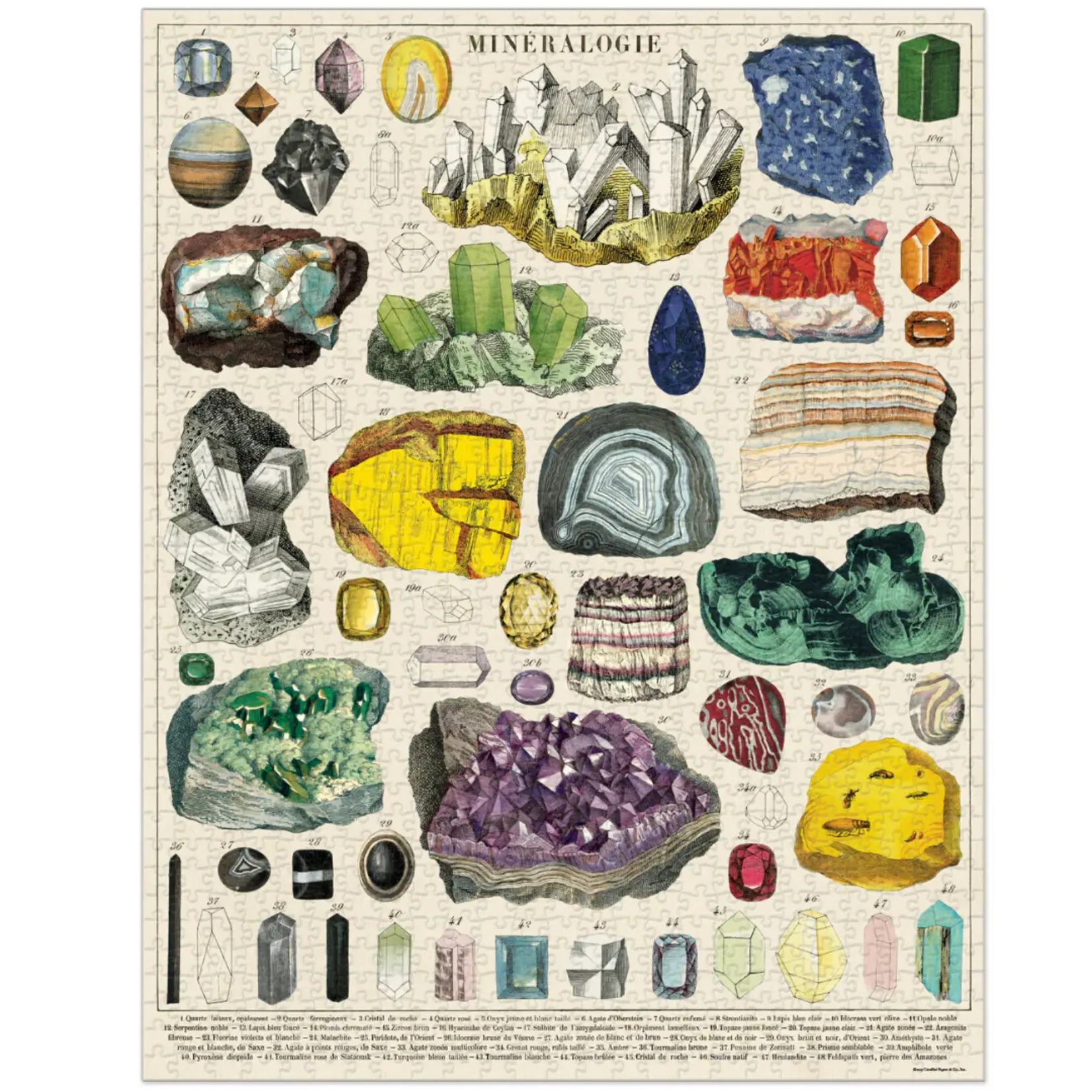 Cavallini & Co. Cavallini vintage puzzel Mineralogie