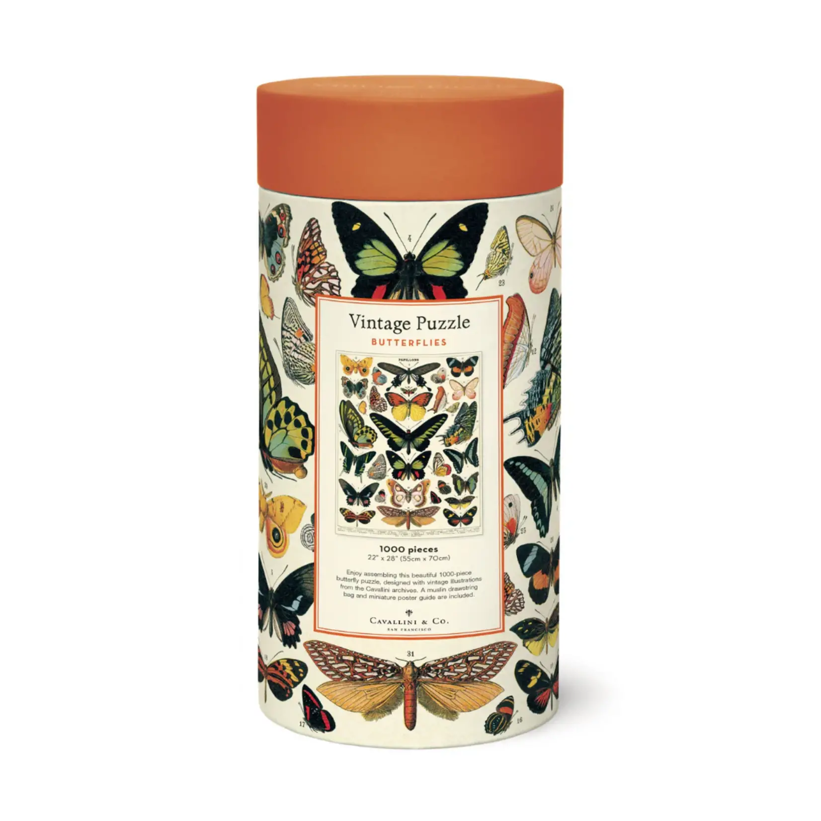 Cavallini & Co. Cavallini vintage puzzel Butterflies