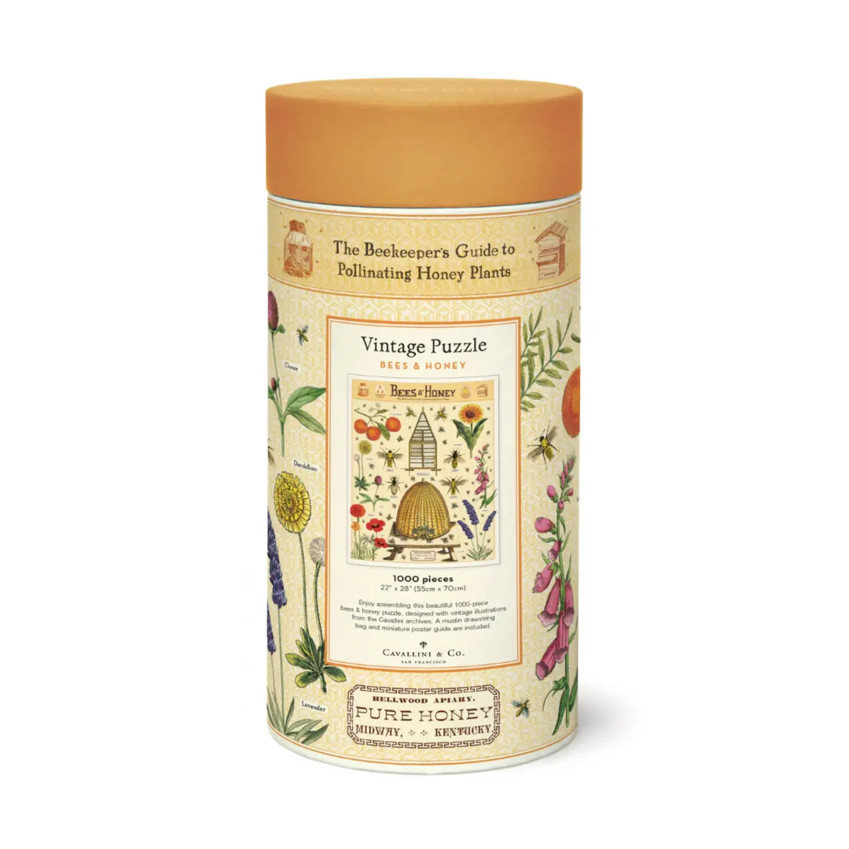 Cavallini & Co. Cavallini vintage puzzel Bees and Honey