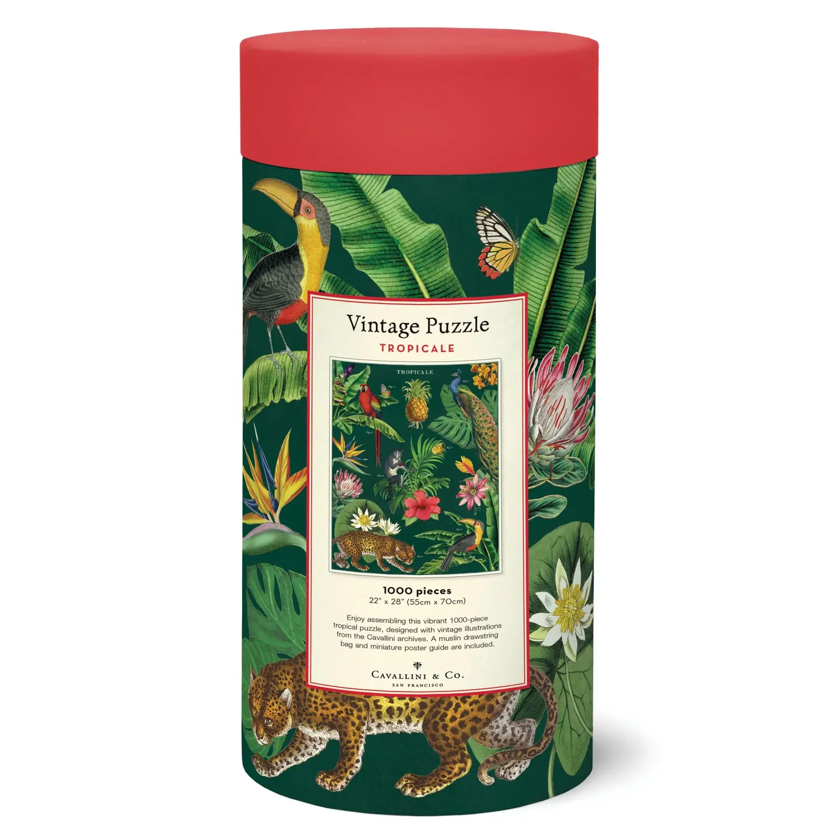 Cavallini & Co. Cavallini vintage puzzel Tropicale