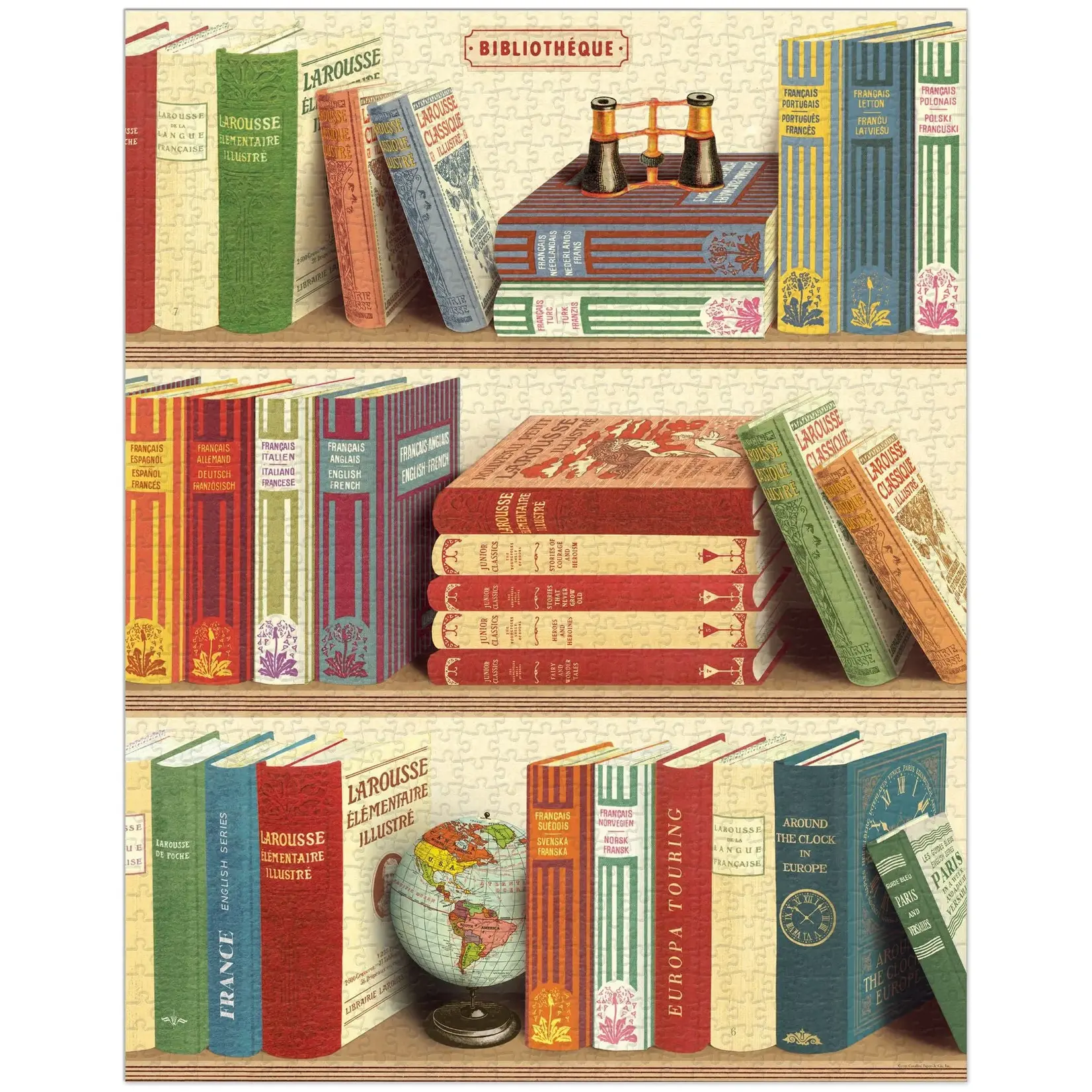 Cavallini & Co. Cavallini vintage puzzel Library
