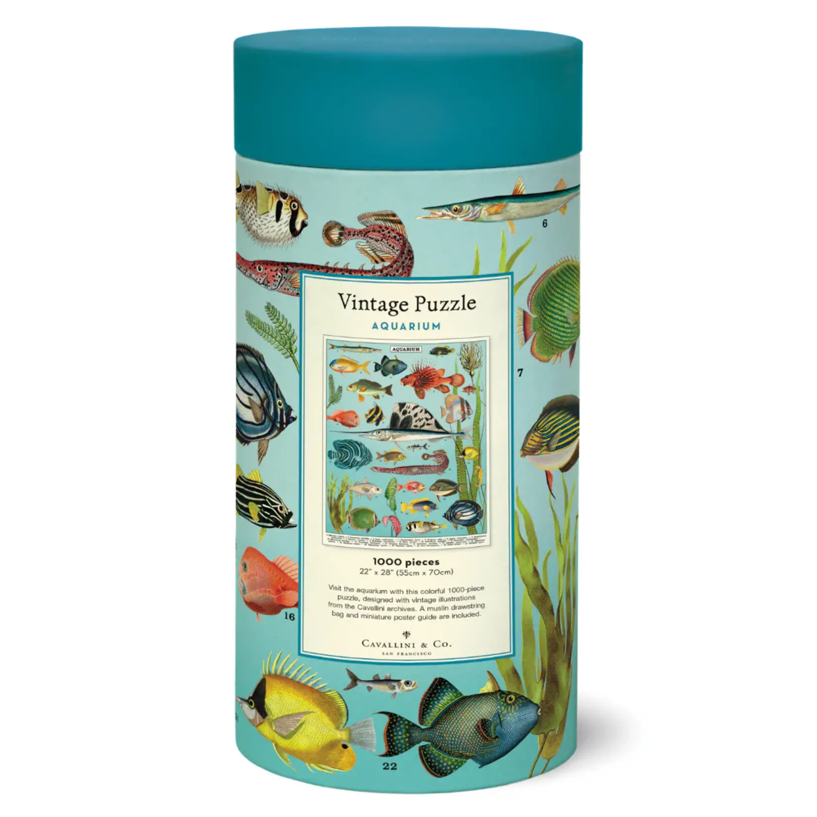 Cavallini & Co. Cavallini vintage puzzel Aquarium