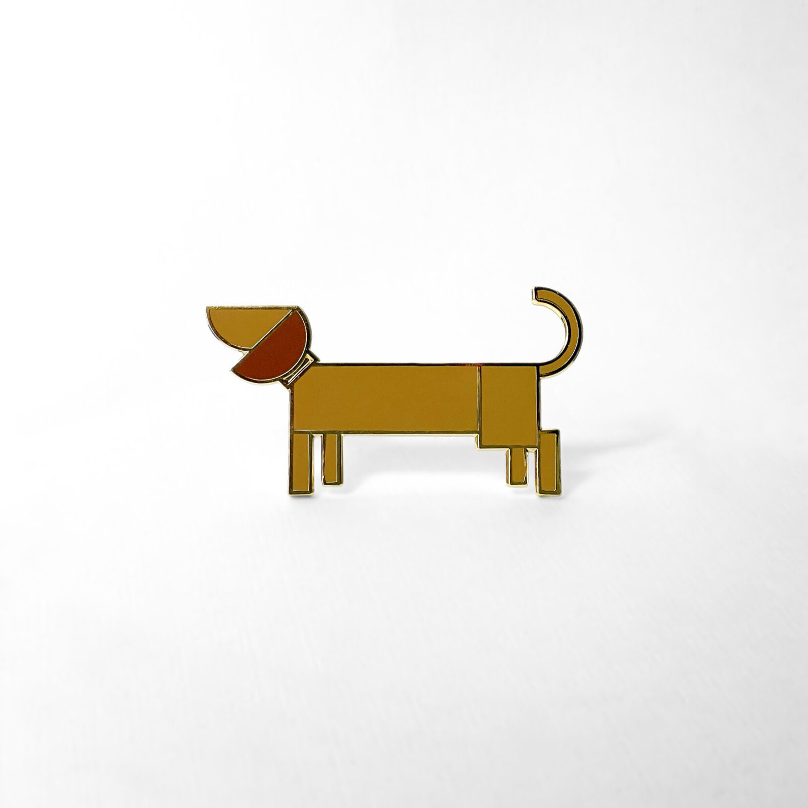 Michael Barnaart Michael Barnaart broche Teckel bruin
