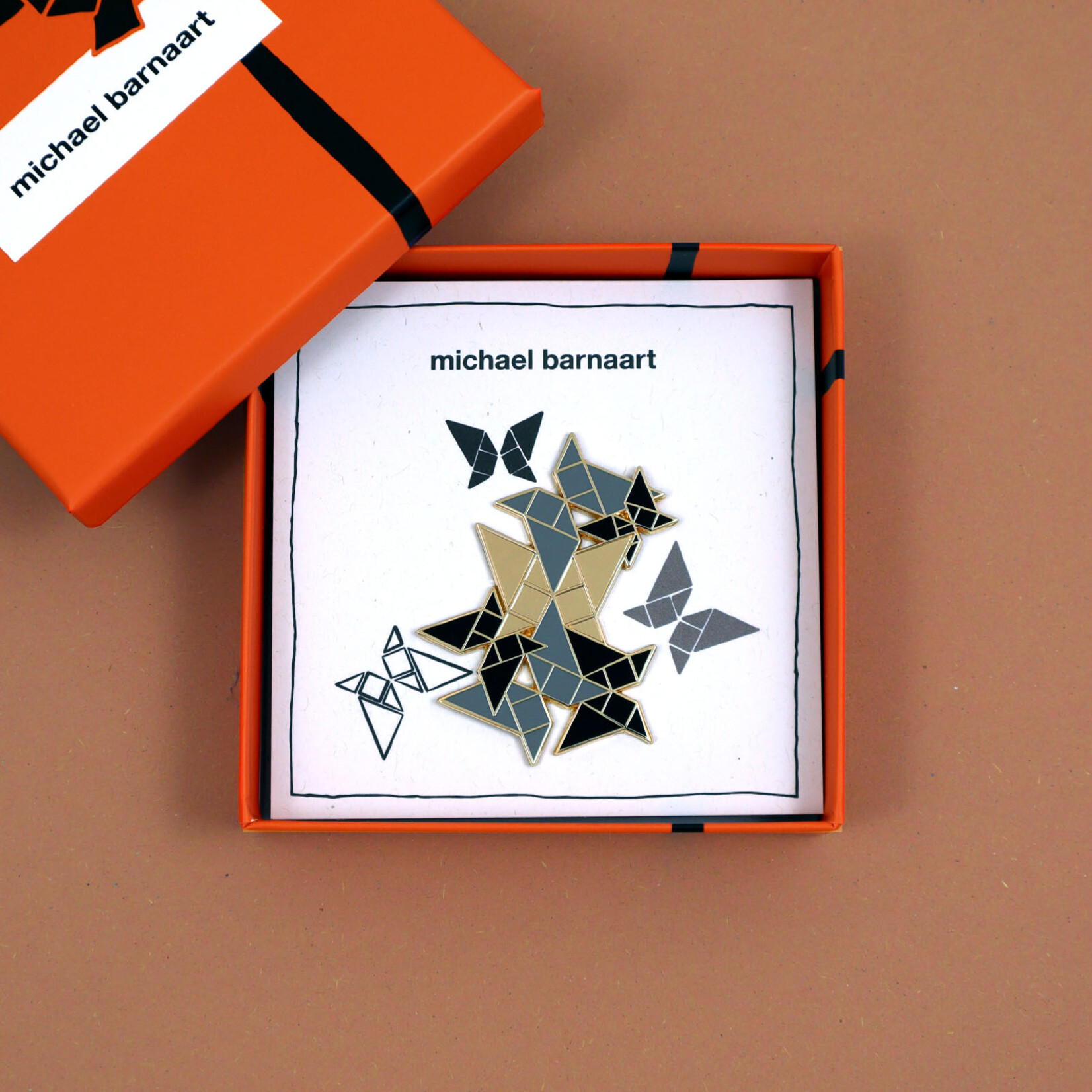 Michael Barnaart Michael Barnaart broche Vlinders