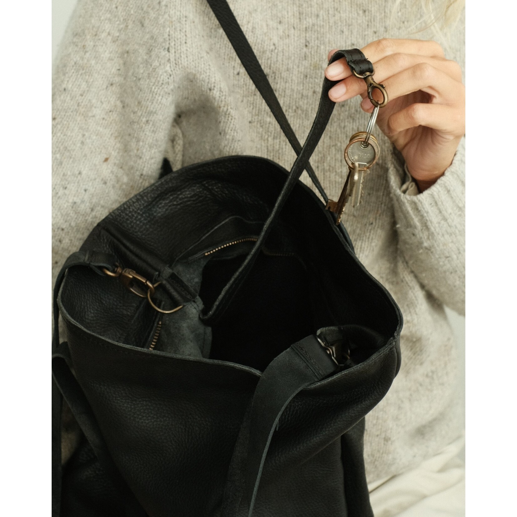 Philomijn Philomijn Sol, eco leather black