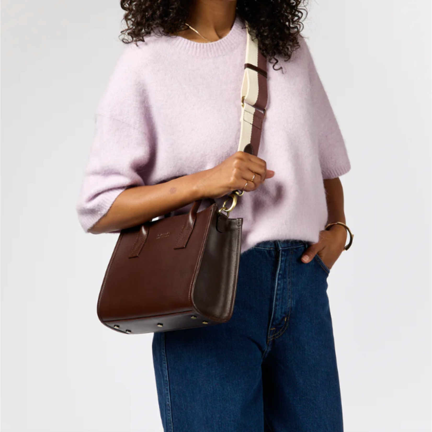 O My Bag O My Bag Jackie Midi Chocolate