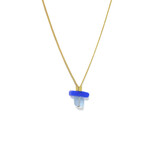 Turina Turina collier Pebbles blauw/lichtblauw