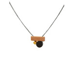 Turina Turina collier Play hout/zwart/messing