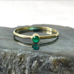 Atelier Île d'Or Ile d'Or ring Dramont smaragd 2,5 mm