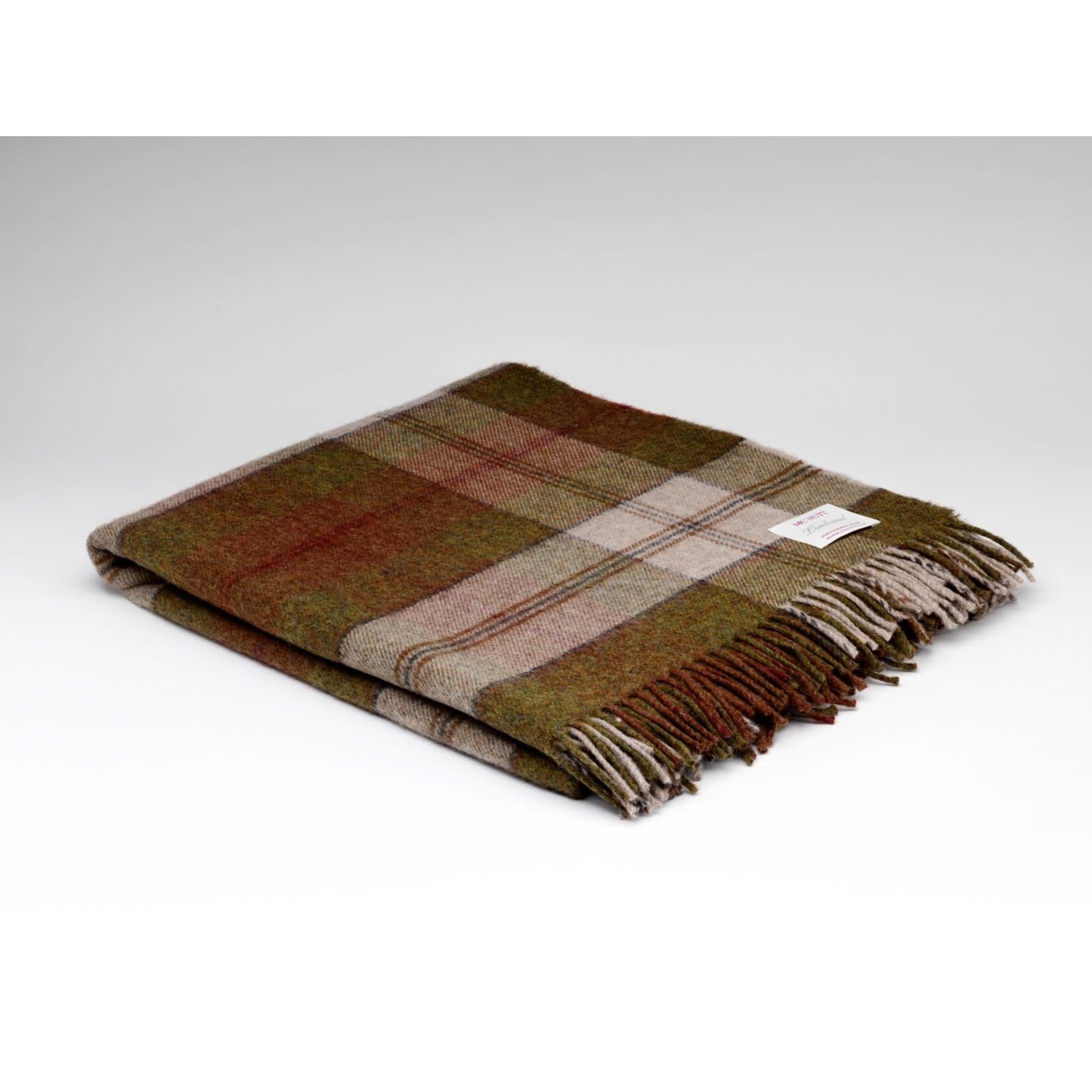 McNutt of Donegal McNutt of Donegal supersoft plaid merino lamswol 200 x 145 cm