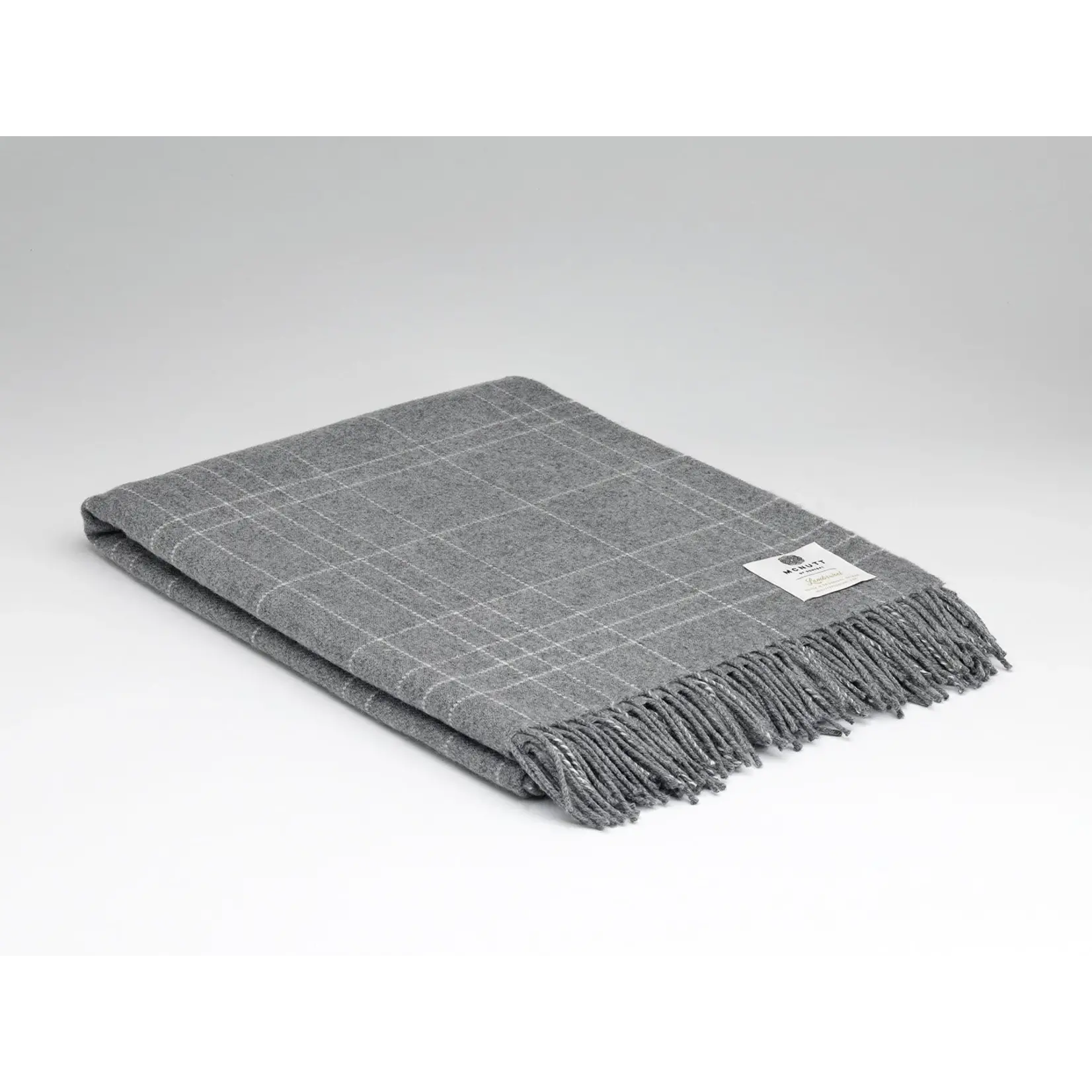 McNutt of Donegal McNutt of Donegal supersoft plaid merino lamswol 200 x 145 cm