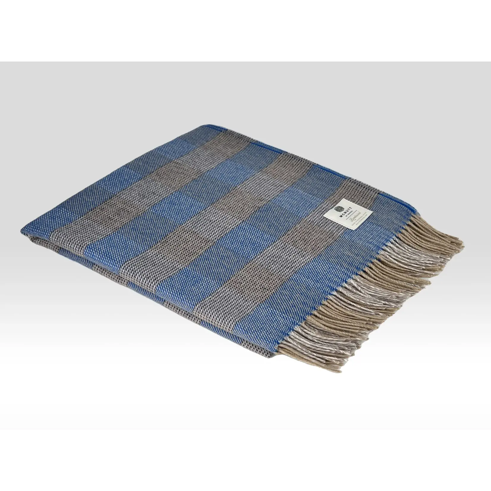 McNutt of Donegal McNutt of Donegal supersoft plaid merino lamswol 200 x 145 cm
