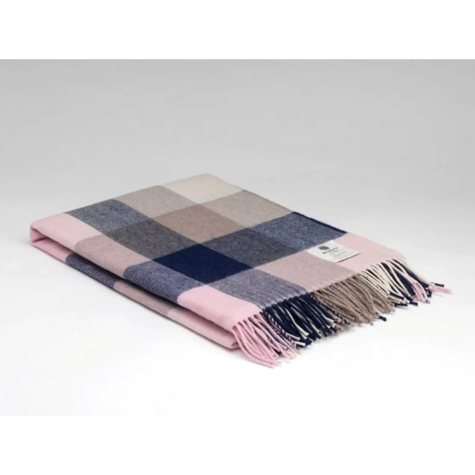 McNutt of Donegal McNutt of Donegal supersoft plaid merino lamswol 200 x 145 cm