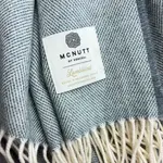 McNutt of Donegal McNutt plaid merino lamswol (div. kleuren 'spotted' motief)