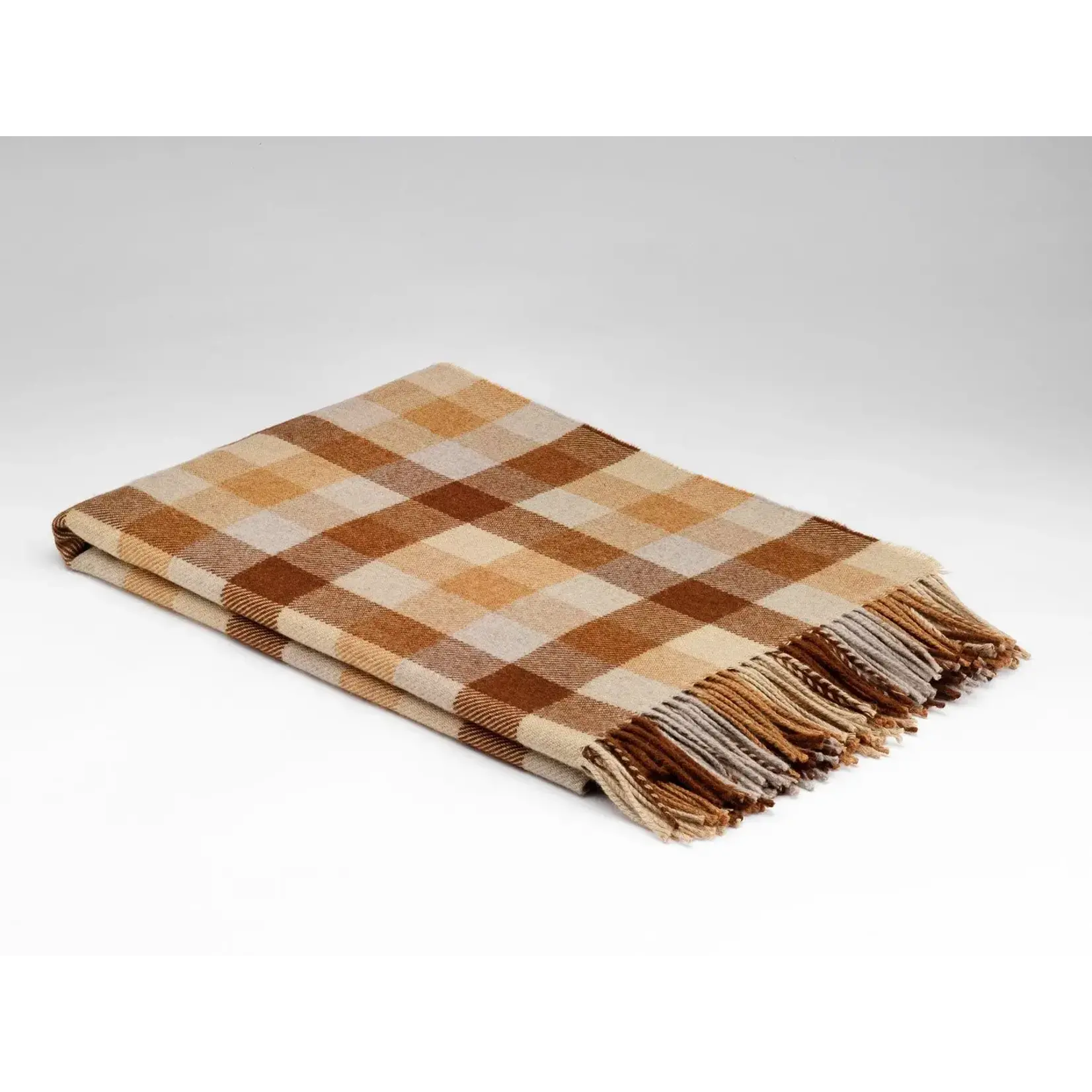 McNutt of Donegal McNutt of Donegal supersoft plaid merino lamswol 200 x 145 cm