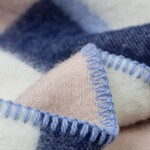 Lina Johansson Lina Johansson wollen deken Block Blue/Pink