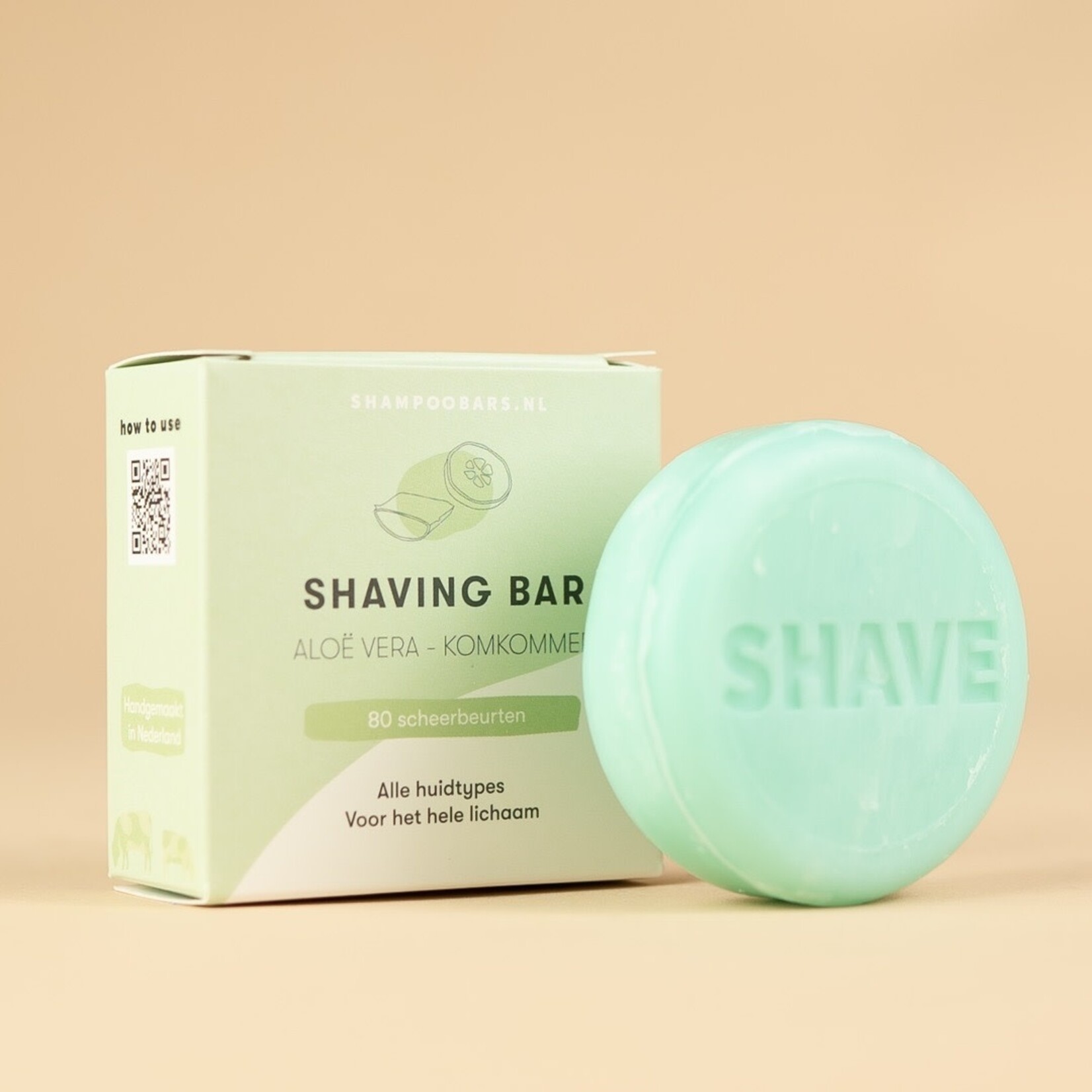 Shampoobars Shampoobars Shaving Bar Aloë Vera-Komkommer