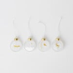 Räder Räder Kerstballen van glas set van 4