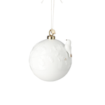 Räder Räder Kerstbal porselein Vogel dia 8 cm