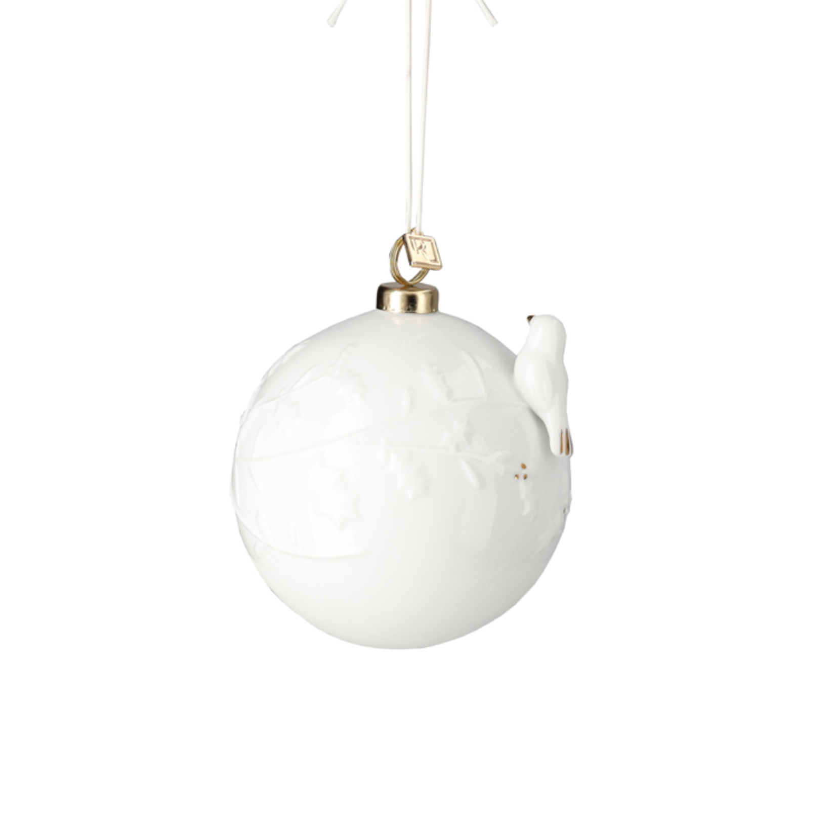 Räder Räder Kerstbal porselein Vogel dia 8 cm