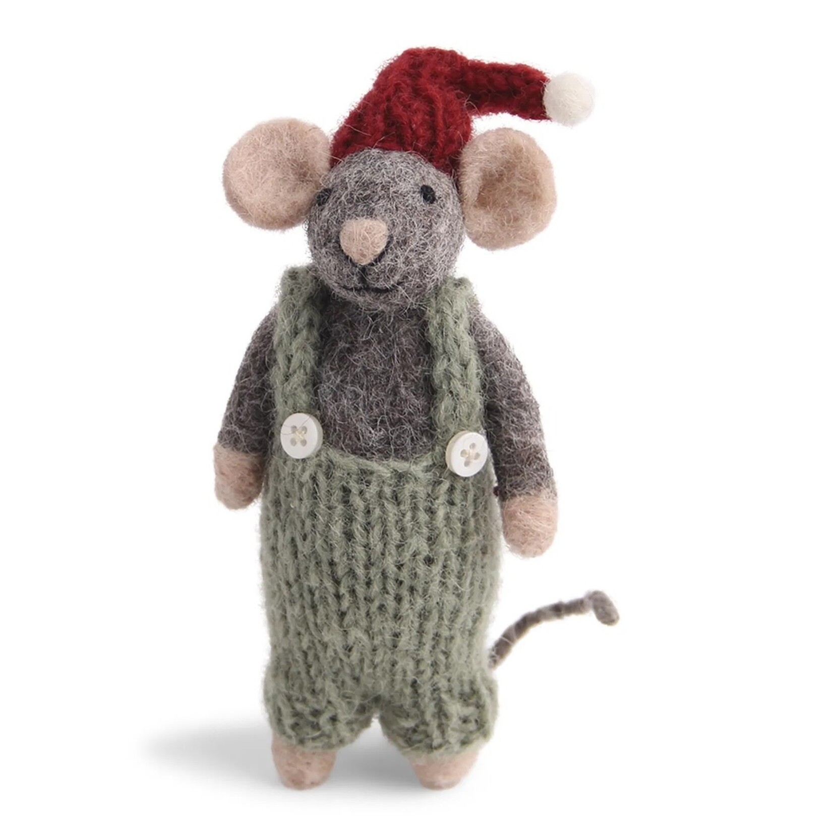 Gry & Sif Gry & Sif grijze Muis met groene broek