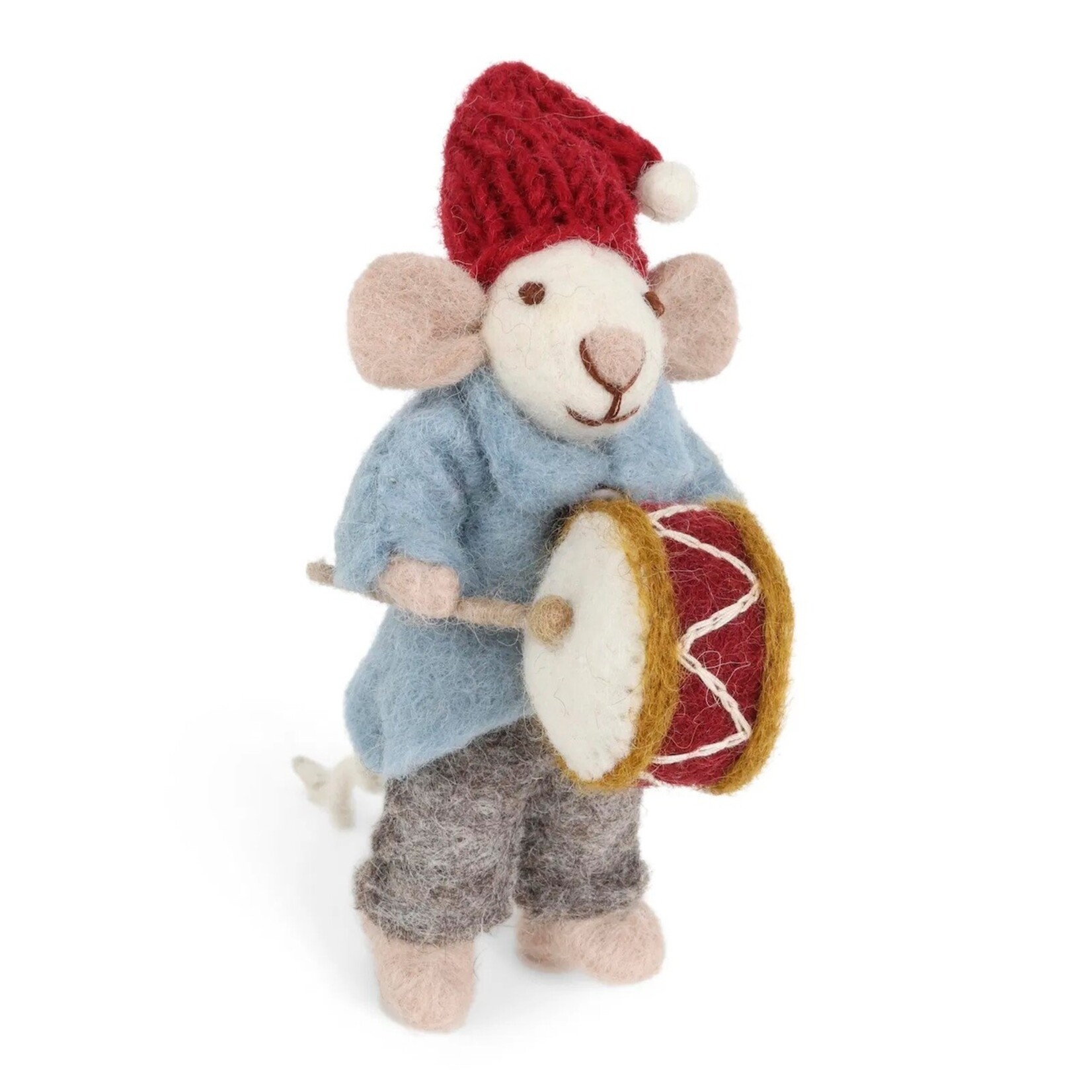 Gry & Sif Gry & Sif Muis muzikant met trommel