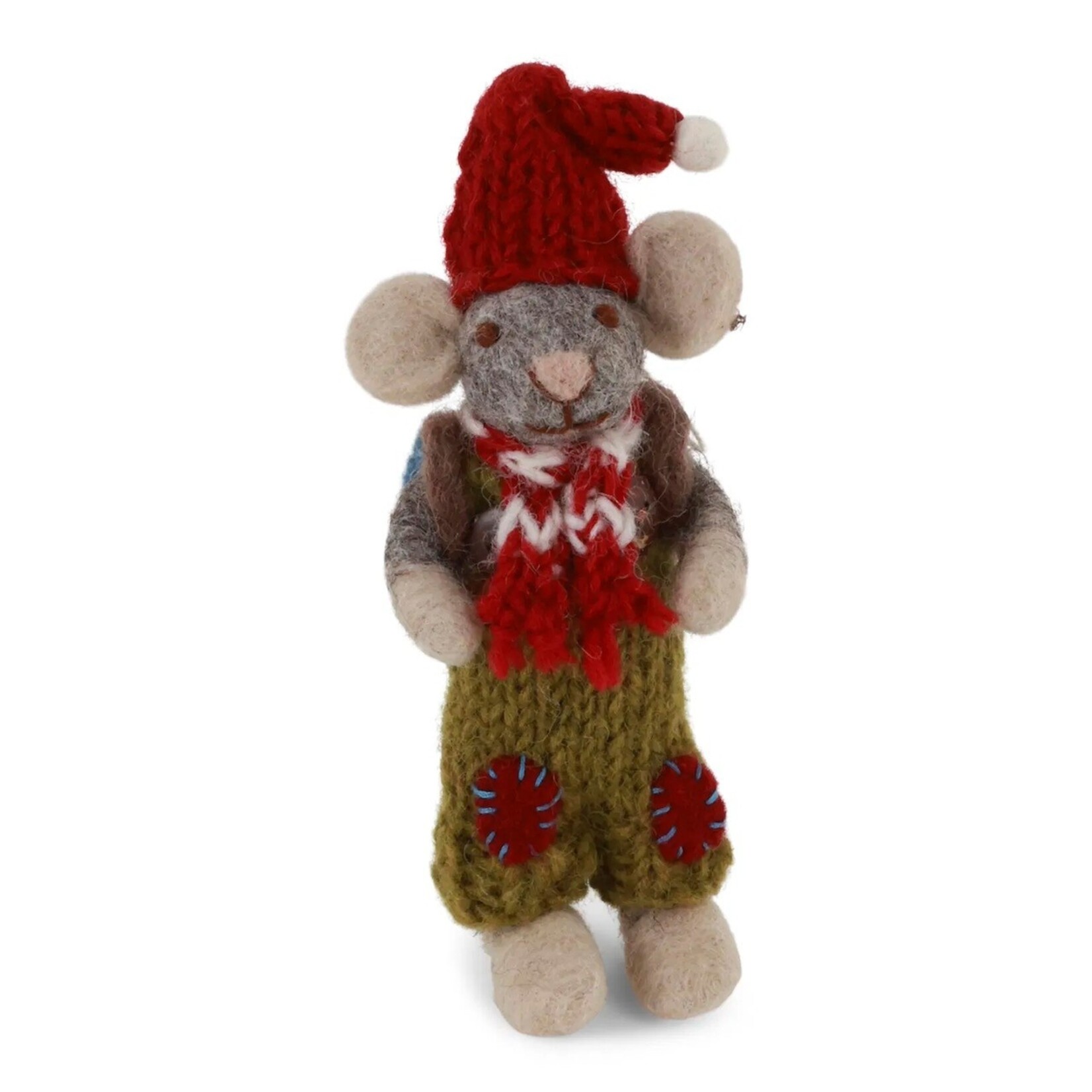 Gry & Sif Gry & Sif grijze Muis met rugzak