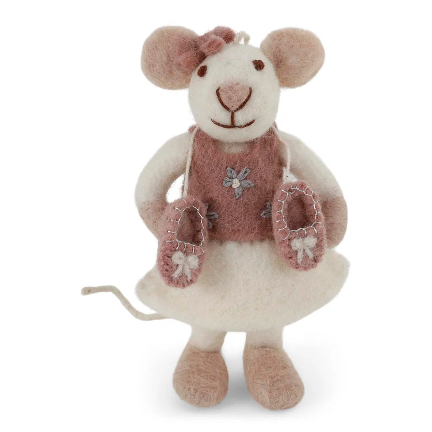 Gry & Sif Gry & Sif witte Muis ballerina