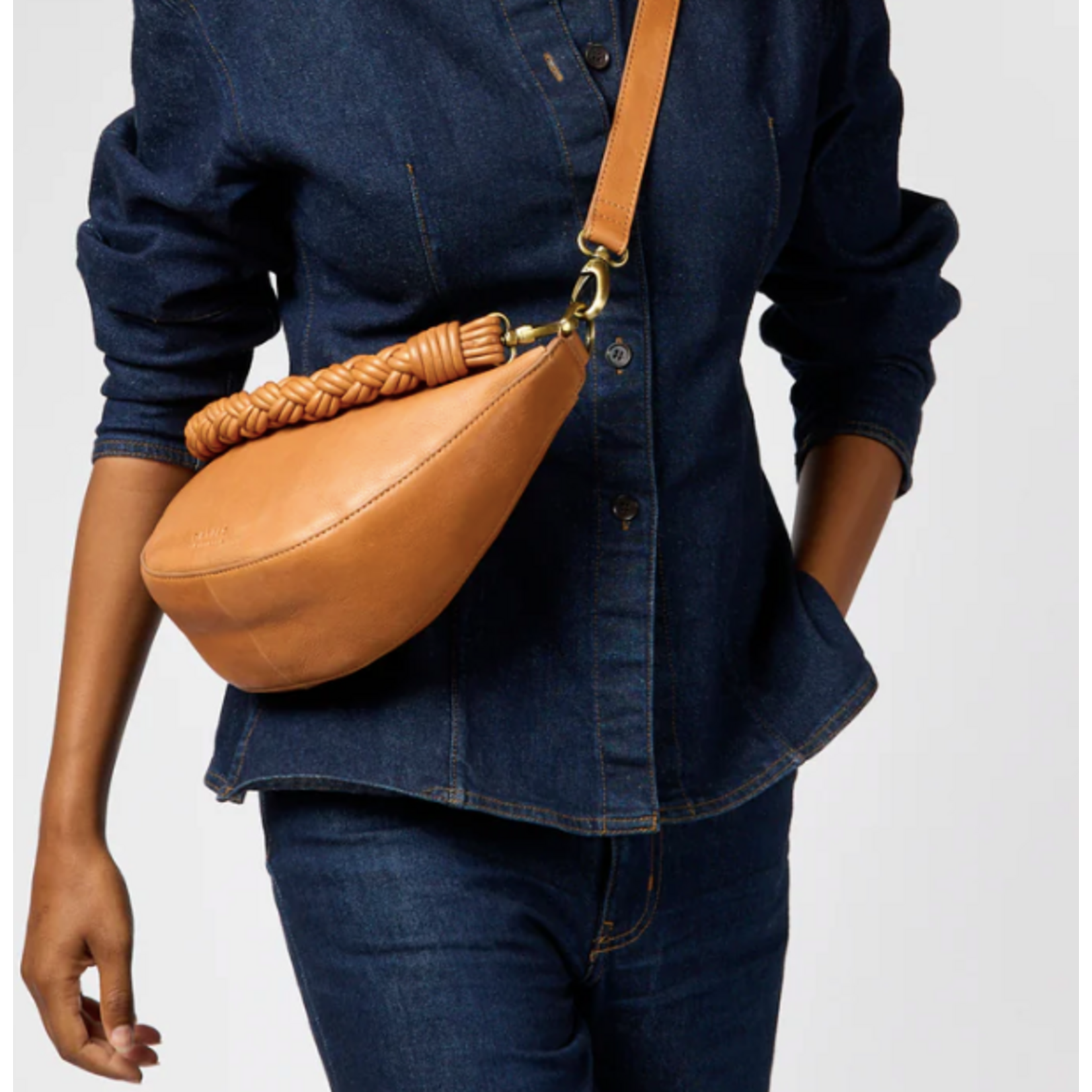 O My Bag O My Bag Leo Twisted Handle (cognac/black)