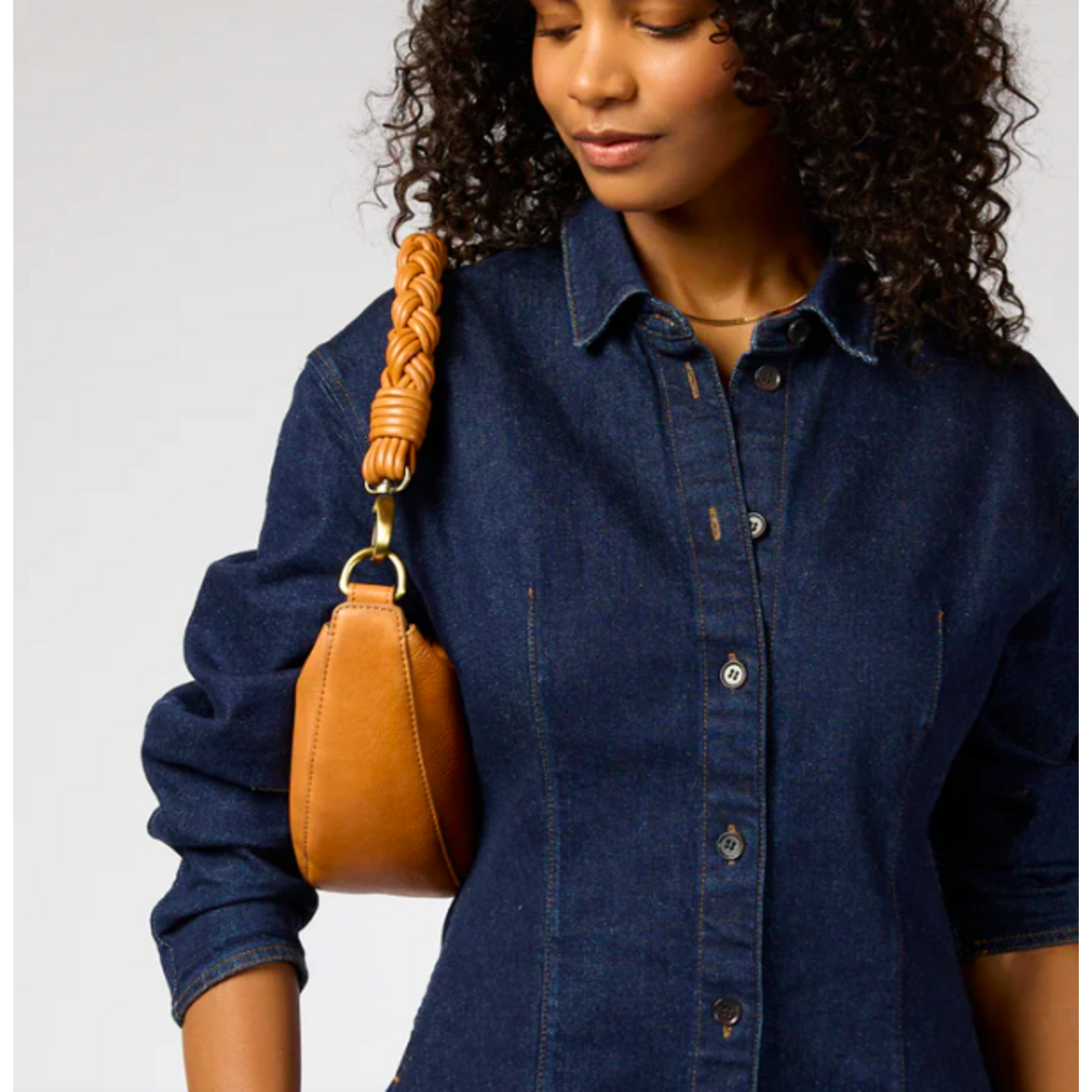 O My Bag O My Bag Leo Twisted Handle (cognac/black)