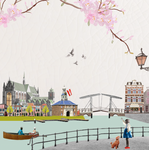 StoryTiles StoryTiles Siertegel 10x10 Liefs uit Leiden