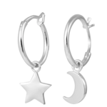 Atelier Brandlinger Brandlinger oorringen Nightsky witgoud verguld