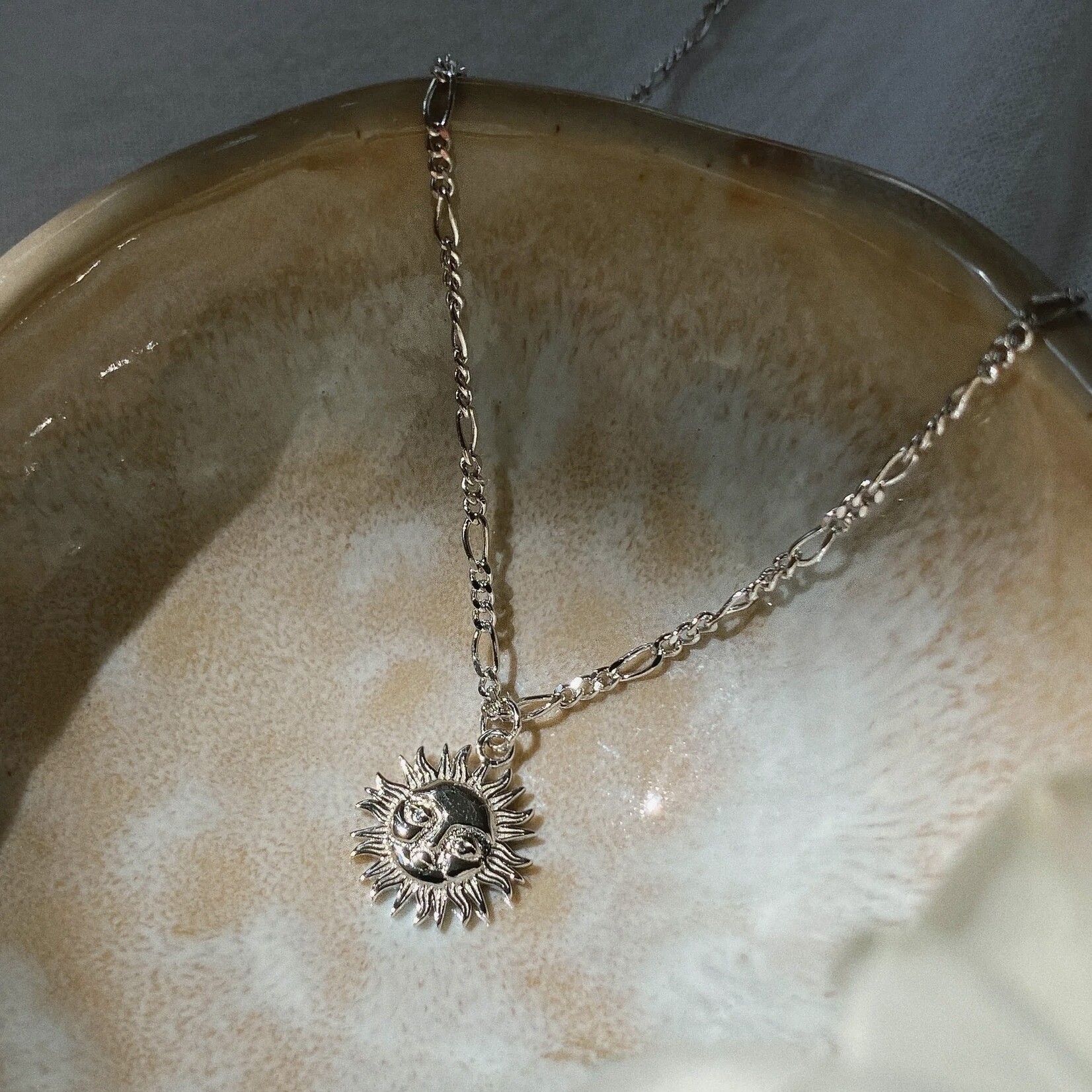 Atelier Brandlinger Brandlinger halsketting Salerno witgoud verguld