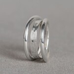 Jéh Jewels Jeh Jewels ring zilver twist met hamerslag 21514