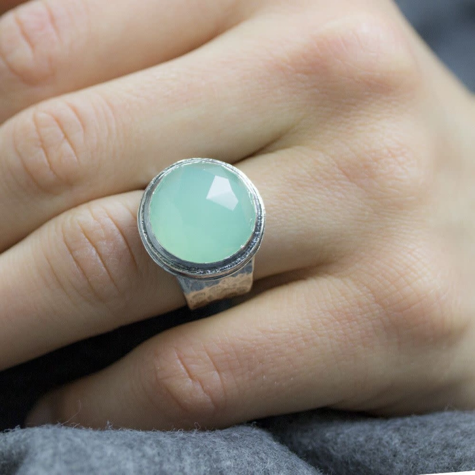 Jéh Jewels Jeh Jewels ring zilver Groene Kwarts 16149