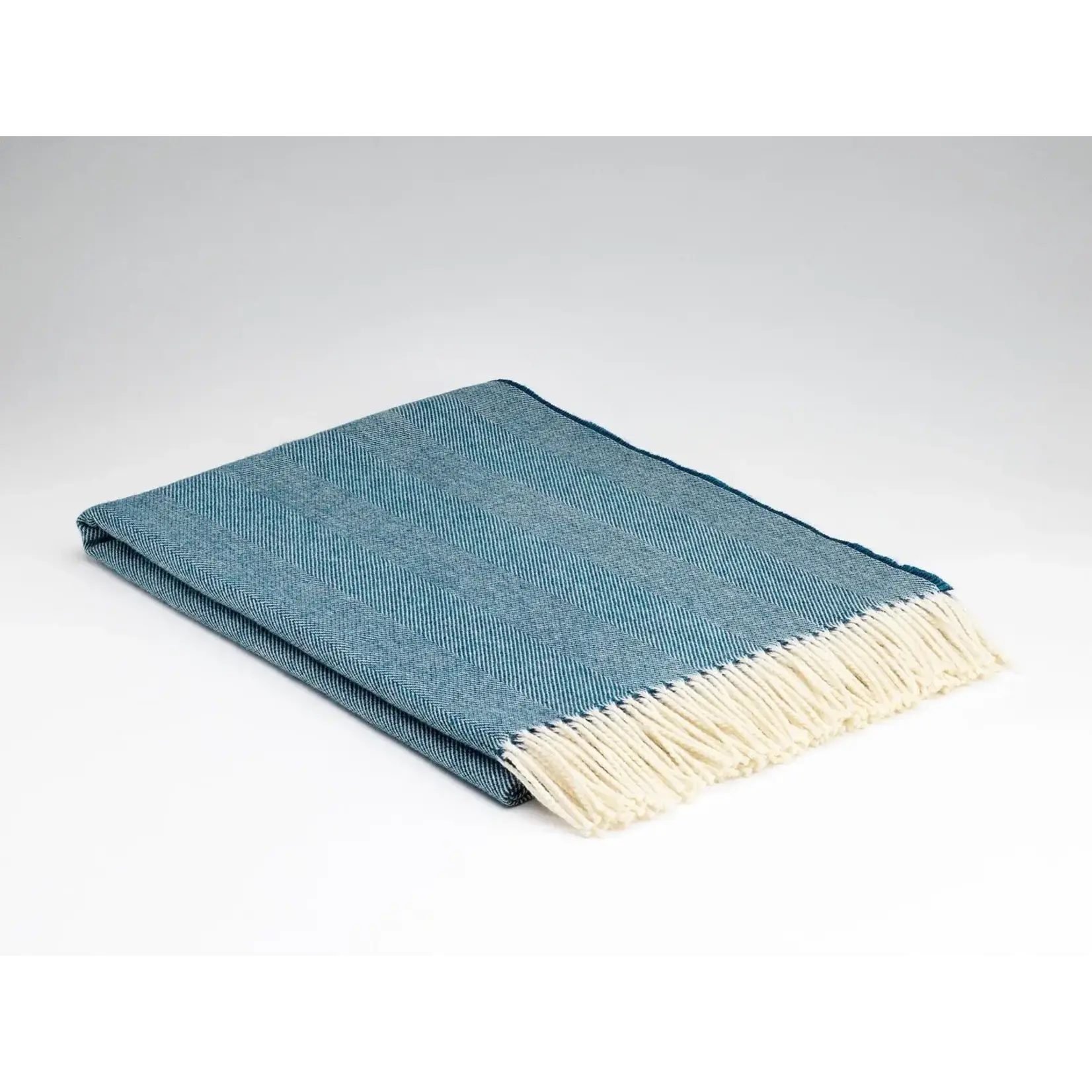 McNutt of Donegal McNutt plaid merino lamswol 200 x 145 cm (div. Spotted) Spotted Kingfisher