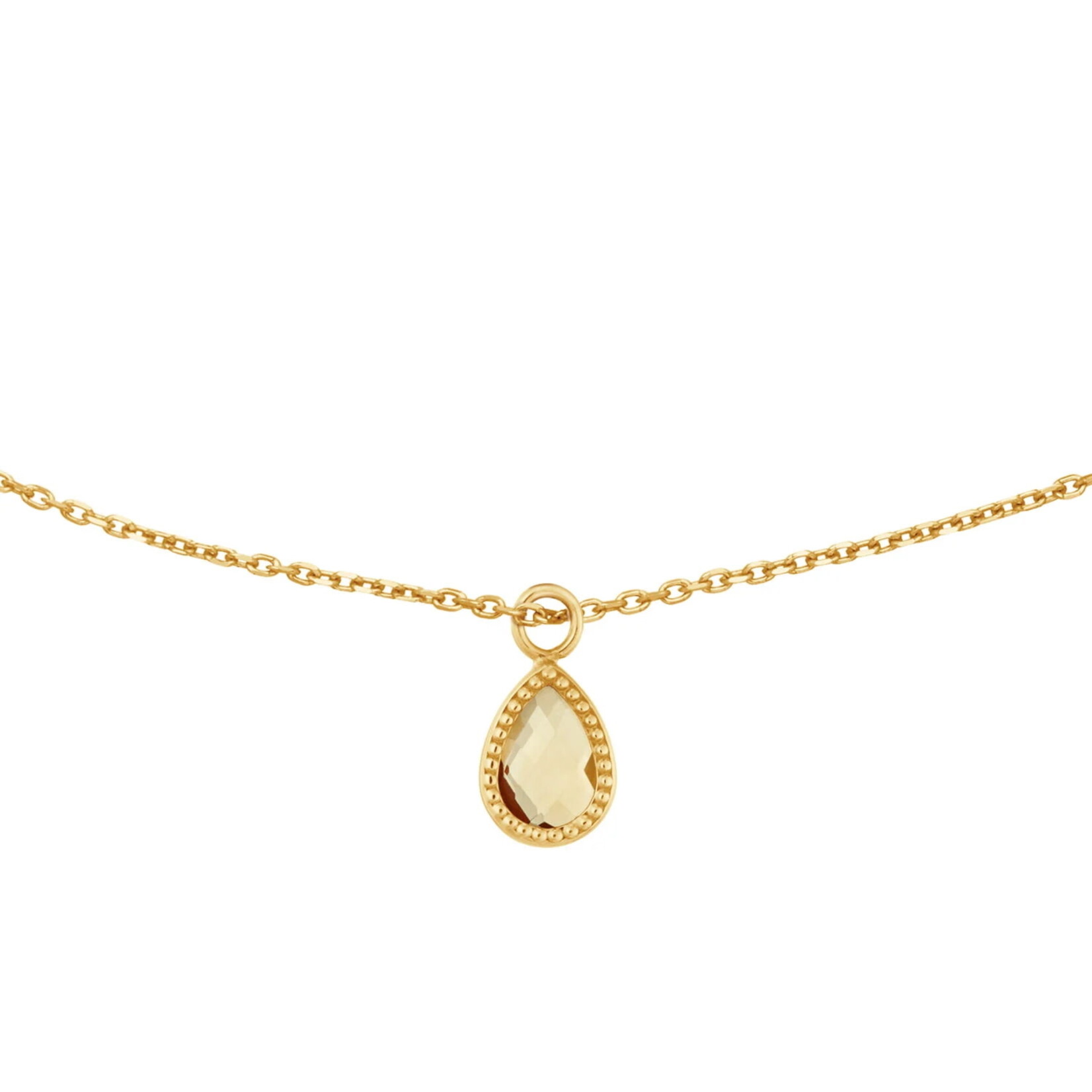 Jackie Gold Jackie Gold Amstel Citrine Necklace