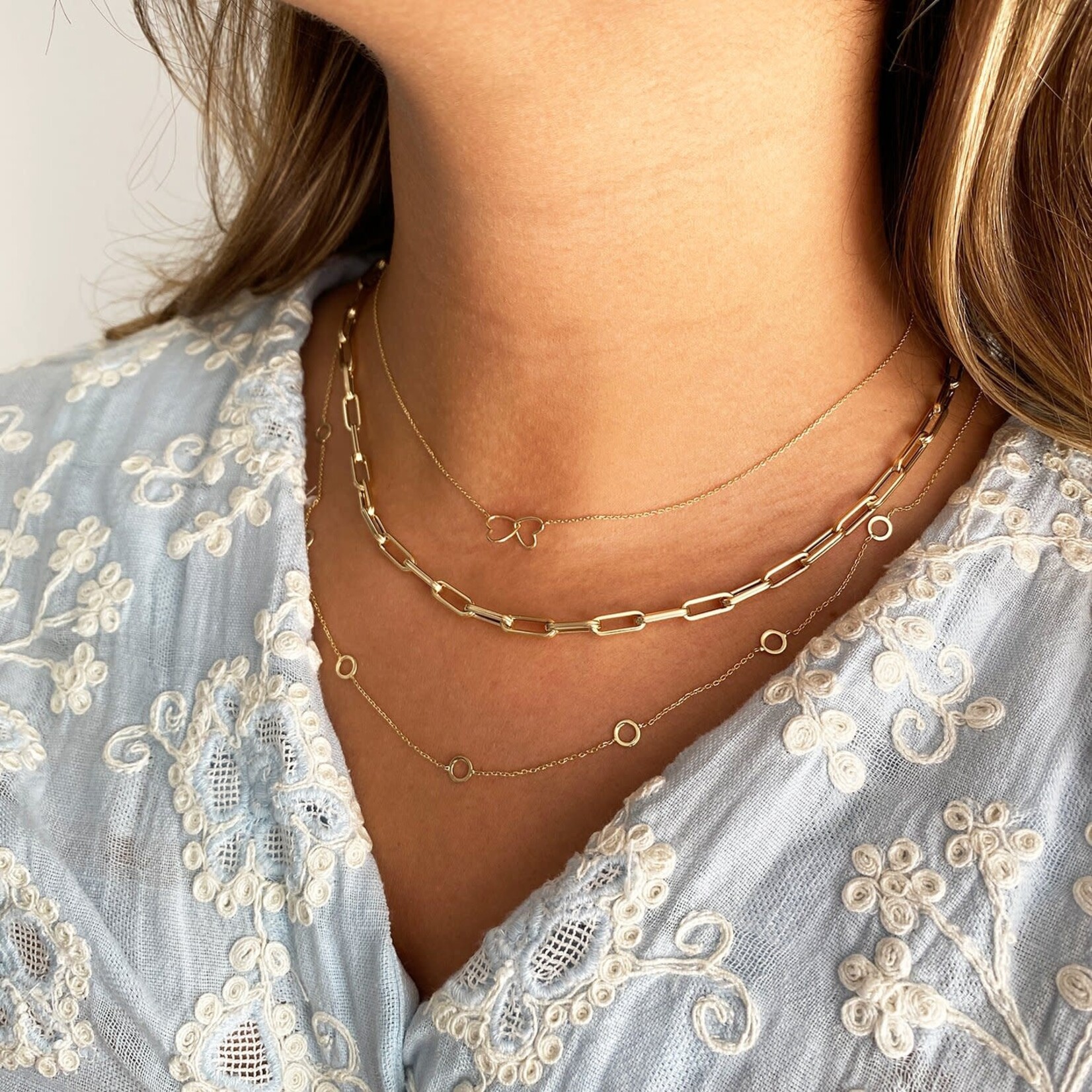 Jackie Gold Jackie Gold Double Heart Necklace