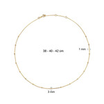 Jackie Gold Jackie Gold Dotted Necklace