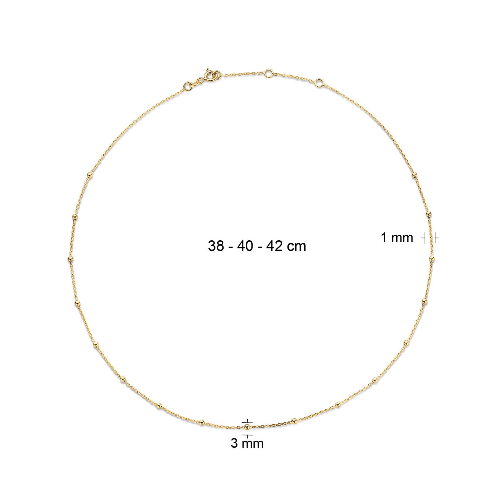 Jackie Gold Jackie Gold Dotted Necklace