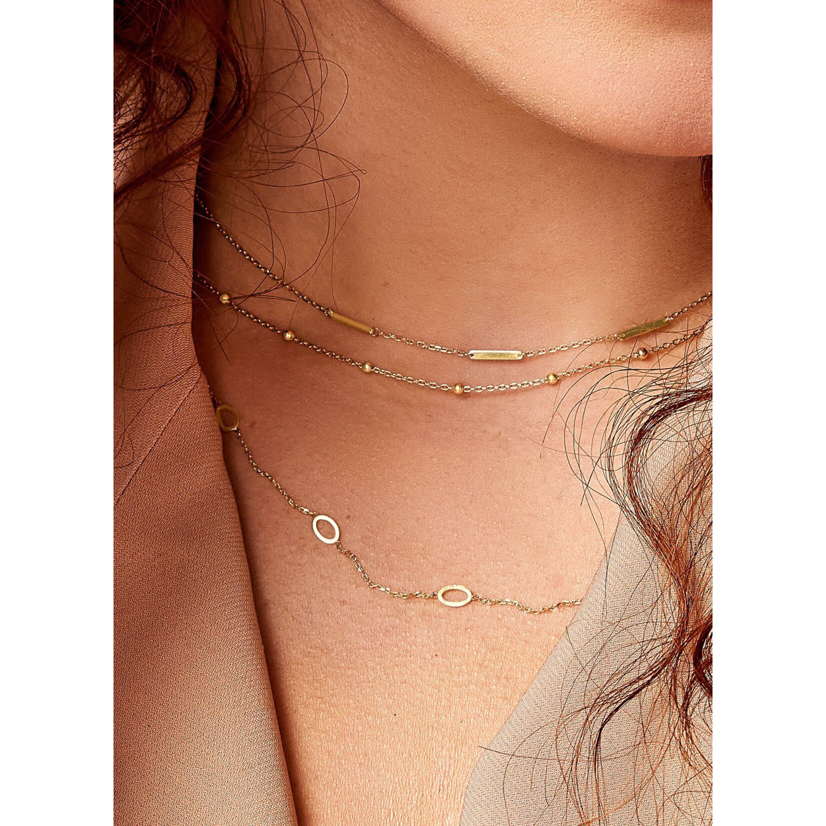 Jackie Gold Jackie Gold Dotted Necklace